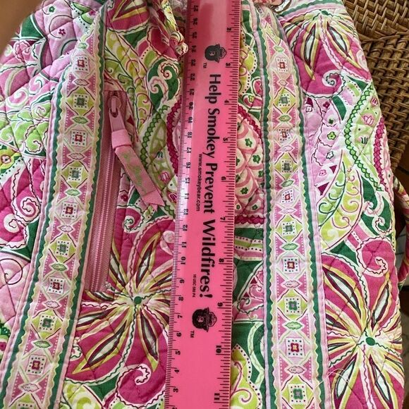 Vera Bradley Pink Green Floral Knapsack Bag main image 7